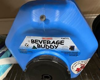 Reliant drink cooler/holder maker's label