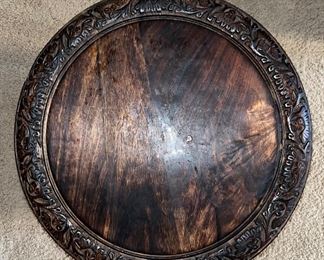 Top view of end/accent table