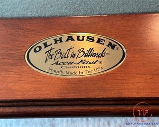 OLHAUSEN Accu-Fast Pool Table