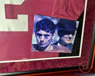 JOE NAMATH Autographed and Framed Alabama Jersey with COA