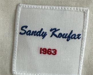 SANDY KOUFAX Autographed and Framed Dodgers Jersey