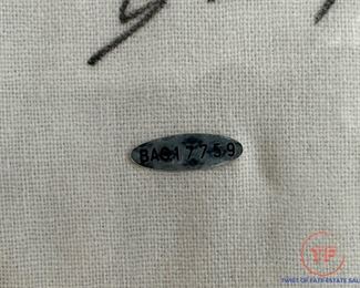 SANDY KOUFAX Autographed and Framed Dodgers Jersey