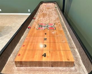 Husker Shuffleboard Table