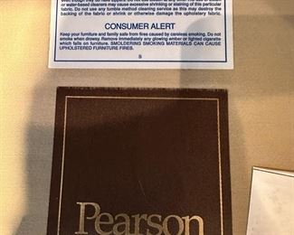 PEARSON Furniture Armchair(s) and Ottoman