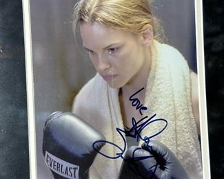 Million Dollar Baby Autographed by HILARY SWANK and CLINT EASTWOOD