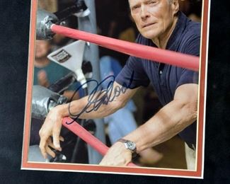 Million Dollar Baby Autographed by HILARY SWANK and CLINT EASTWOOD