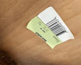 HENREDON Burl Wood Two Tier Side Table