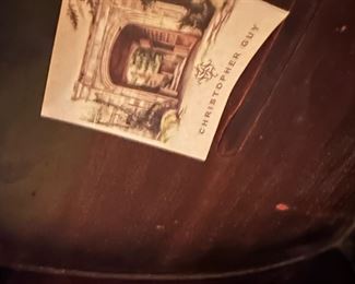 CHRISTOPHER GUY Handmade Mahogany Triplets Nesting Tables