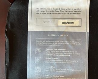 Hancock & Moore Leather Studded Stools