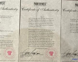 WILLIE MAYS Autographed Framed Photo "The Catch"