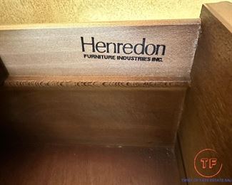 HENREDON Three Drawer Chest