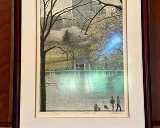 Harold Altman SAILBOATS 1988 Signed Lithograph
