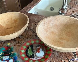 HOLLAND BOWL MILL Turned Wood Bowls