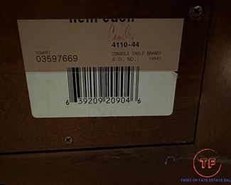 HENREDON Console Table