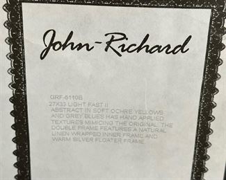 John-Richard "Light Fast II" Framed Art