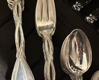 PUIFORCAT Royal Sterling Silver Flatware - 8 Place Settings Designed by Nicolas Cornu