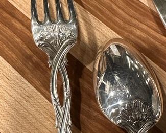 PUIFORCAT Royal Sterling Silver Flatware - 8 Place Settings Designed by Nicolas Cornu