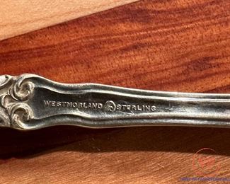 Westmorland Sterling SILVER Flatware Set - George & Martha Washington Pattern