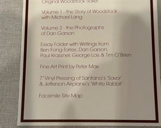 WOODSTOCK EXPERIENCE Limited Edition Book Set