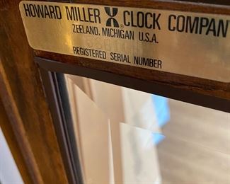 Howard Miller Grandfather Clock company