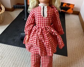 Walt Disney Pollyann Doll 30 Inches Tall Original Outfit shoes