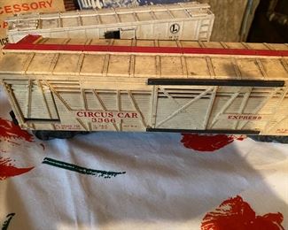 Vintage Horse Platform with Circus Car and Instructions 