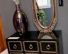 Dorothy Draper Style Espana Bunching Chest of Drawers in Mid-Century Hollywood