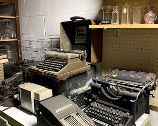 Antique office equipment.