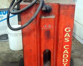 Gas Caddy 2 Wheeled 30 Gallon Portable Gas Tank, With Tuthill Rotary Pump