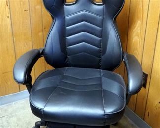 Adjustable Rolling Gaming Chair, 49" Tall, Seat Height 21"