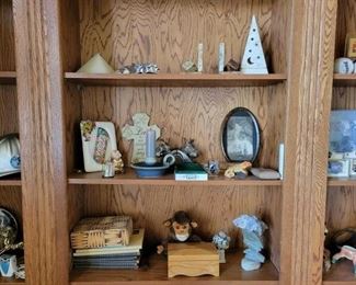 #1078 • Candles, Book Ends, Figurines, Stones & Photo Frames