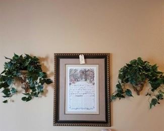 #1114 • Framed Artwork and Wall Decor