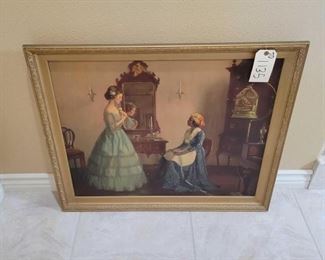 #1135 • Victorian Style Painting Wall Decor