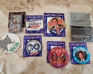 #1145 • Political Americana Pins and Collector Cards