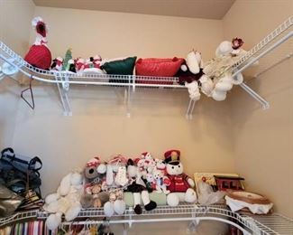 #1156 • Stuffed Animals, Pillows, Train & Plates