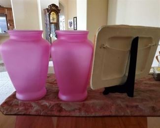 #1216 • 3 Vases & Scripture Decor