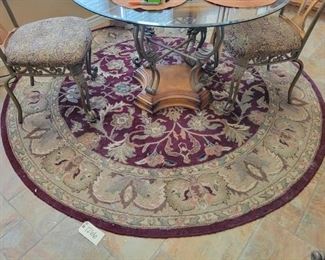 #1266 • 8' Round Rug