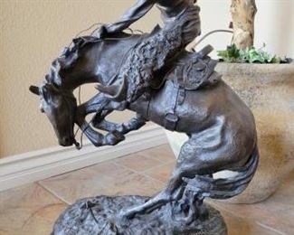 #1300 • Frederic Remington Bucking Bronco Bronze
