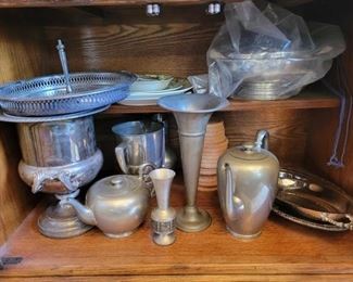#1322 • Pewter, Table Clothes, and Table Decorations