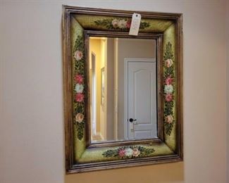 #1354 • Floral Design Wall Mirror