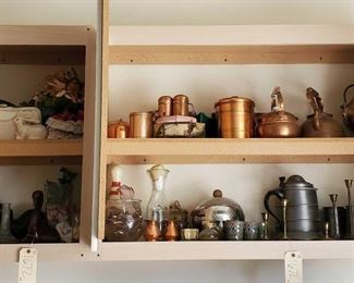 #1672 • Decor, Vases, Copper Kichenware & More