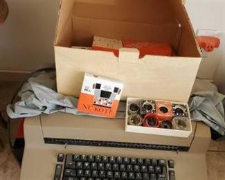 #1676 • IBM Correcting Selectric II Typewriter with Cover and Accessories
