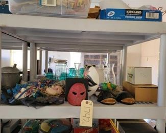 #1742 • Masks Made of Porcelain, Wood & Plastic