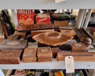 #1760 • Wood Trinket Boxes