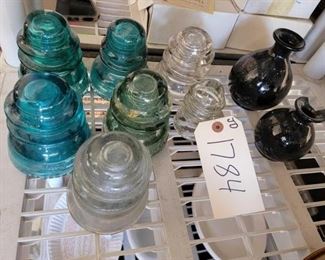 #1784 • Glass Insulators and Glass Containers