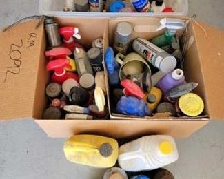 #2092 • Various Spray paits, Lubricants, Waxes