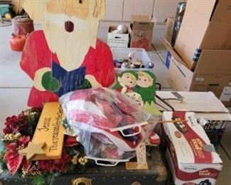 #2096 • Christmas Tree, and Decorations, Trunk