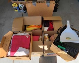 #2094 • Portable Folding Table, Blankets , Bags