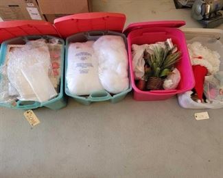 #2098 • Four Totes Of Christmas Decco