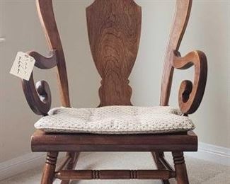 #2222 • Wooden Rocking Chair